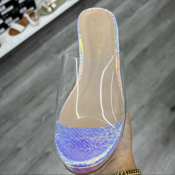 Iridescent clear wedge - Picture 6 of 7